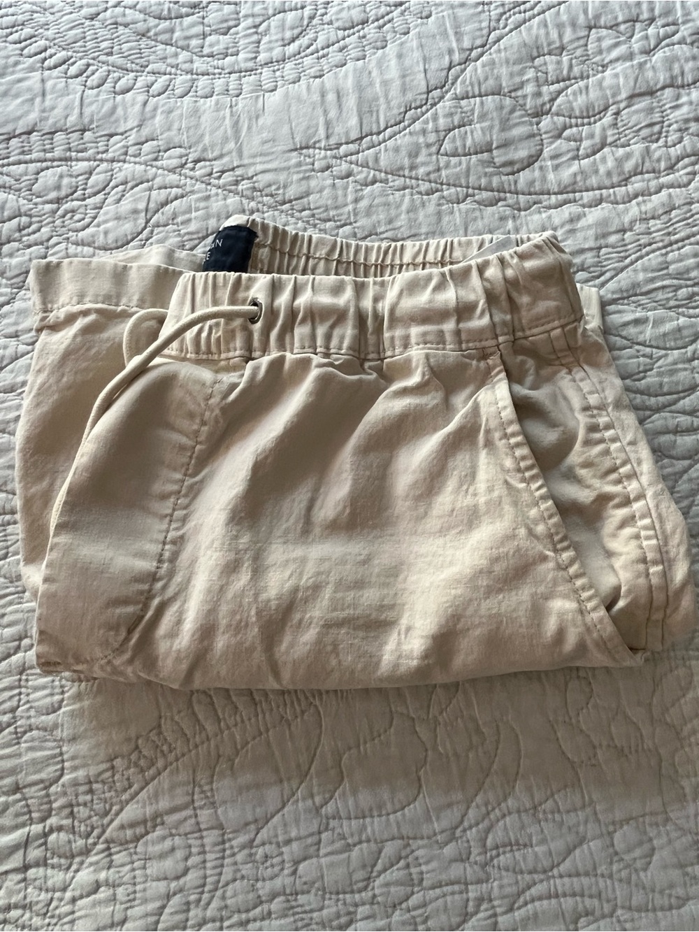 American Eagle Outfitters Sand color Linen Beach Shorts - XS
